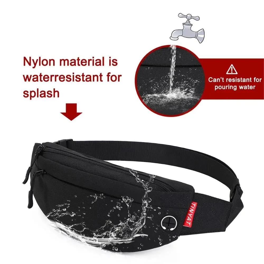 Nylon Travel Waist Bag Pack | Versatile & Stylish Phone Belt Pouch