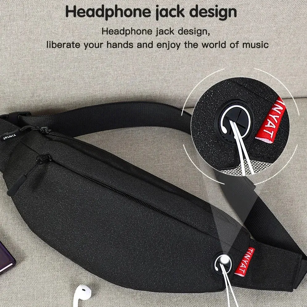 Nylon Travel Waist Bag Pack | Versatile & Stylish Phone Belt Pouch