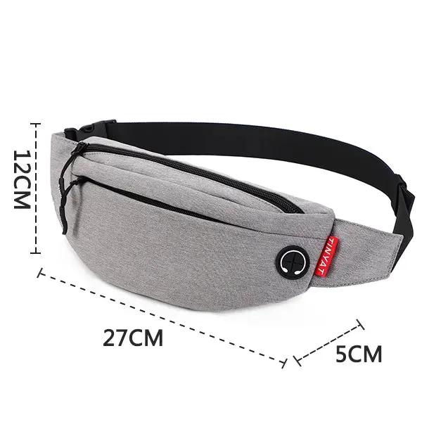 Nylon Travel Waist Bag Pack | Versatile & Stylish Phone Belt Pouch