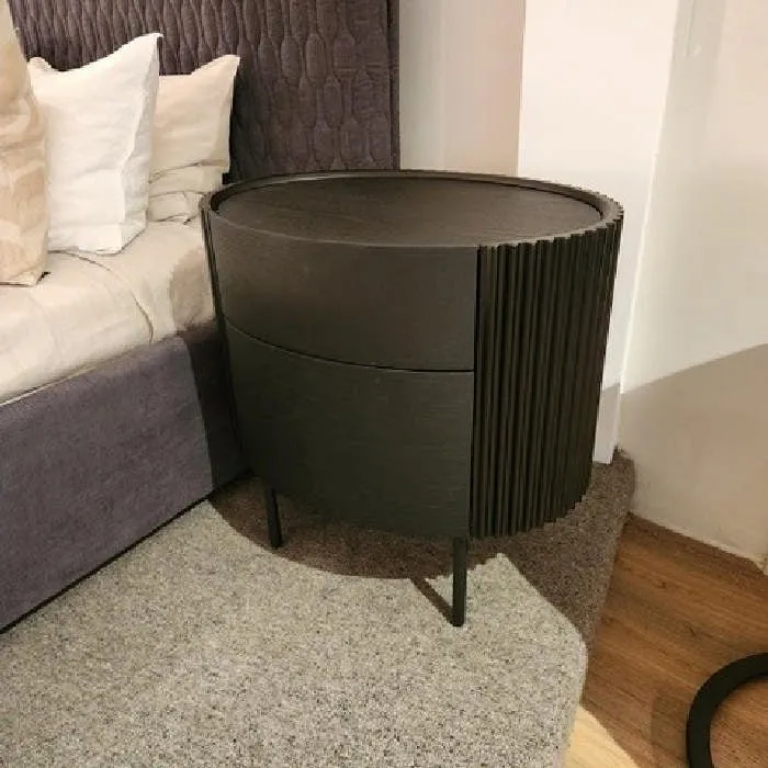 Ondata Bedside table - Black