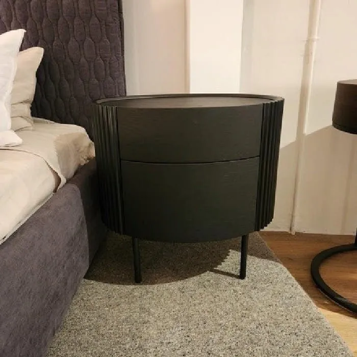 Ondata Bedside table - Black