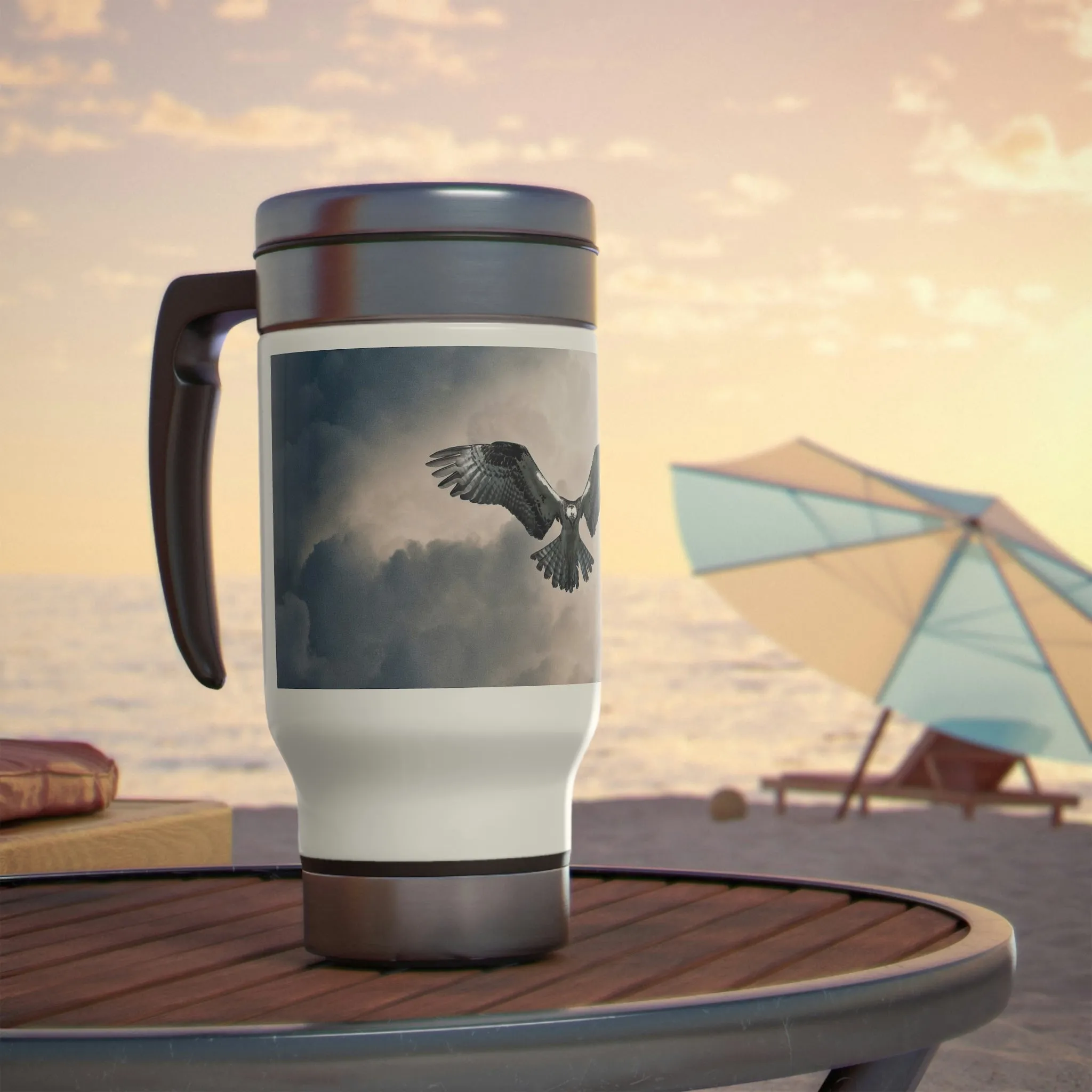Osprey Stainless Steel Travel Mug with Handle, 14oz