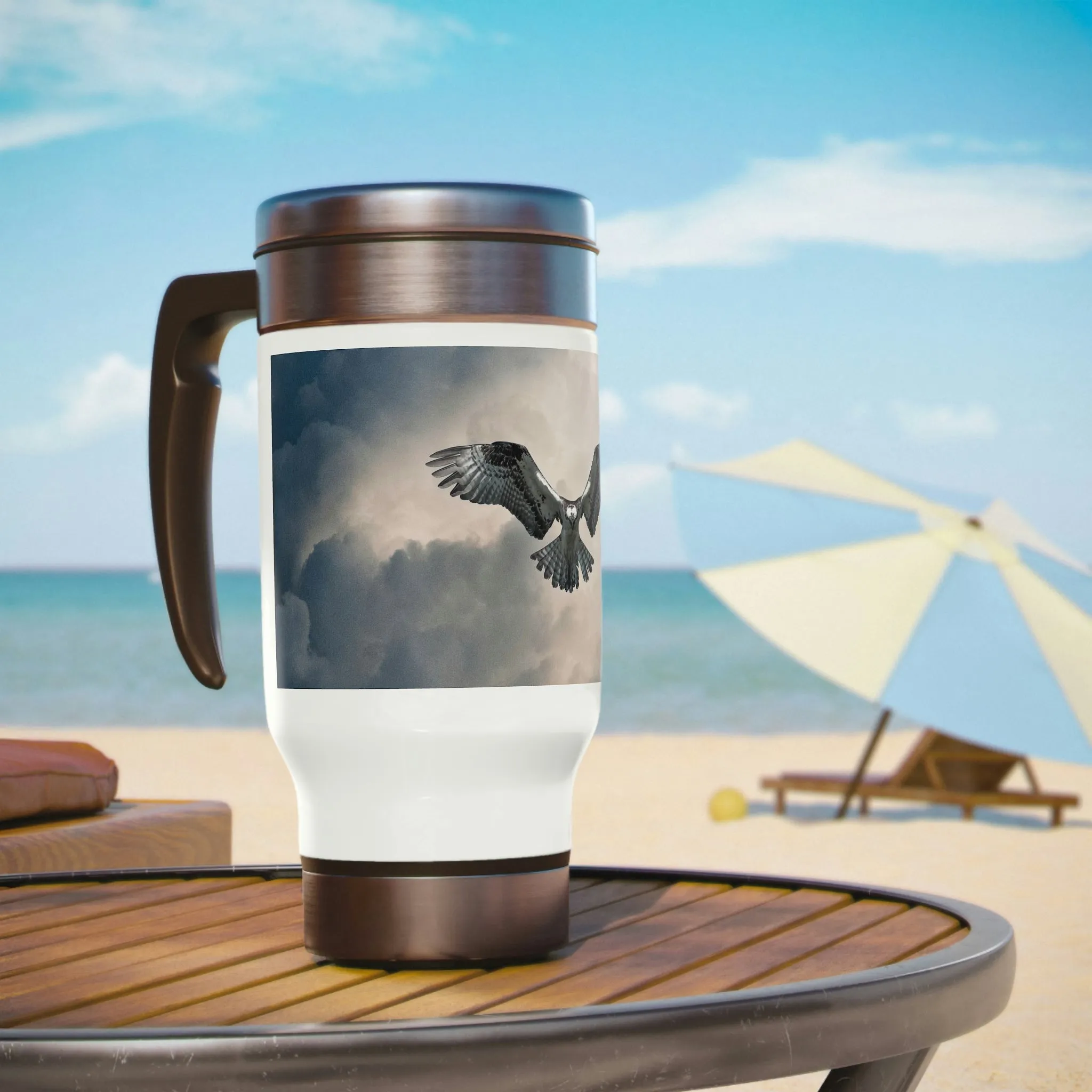 Osprey Stainless Steel Travel Mug with Handle, 14oz