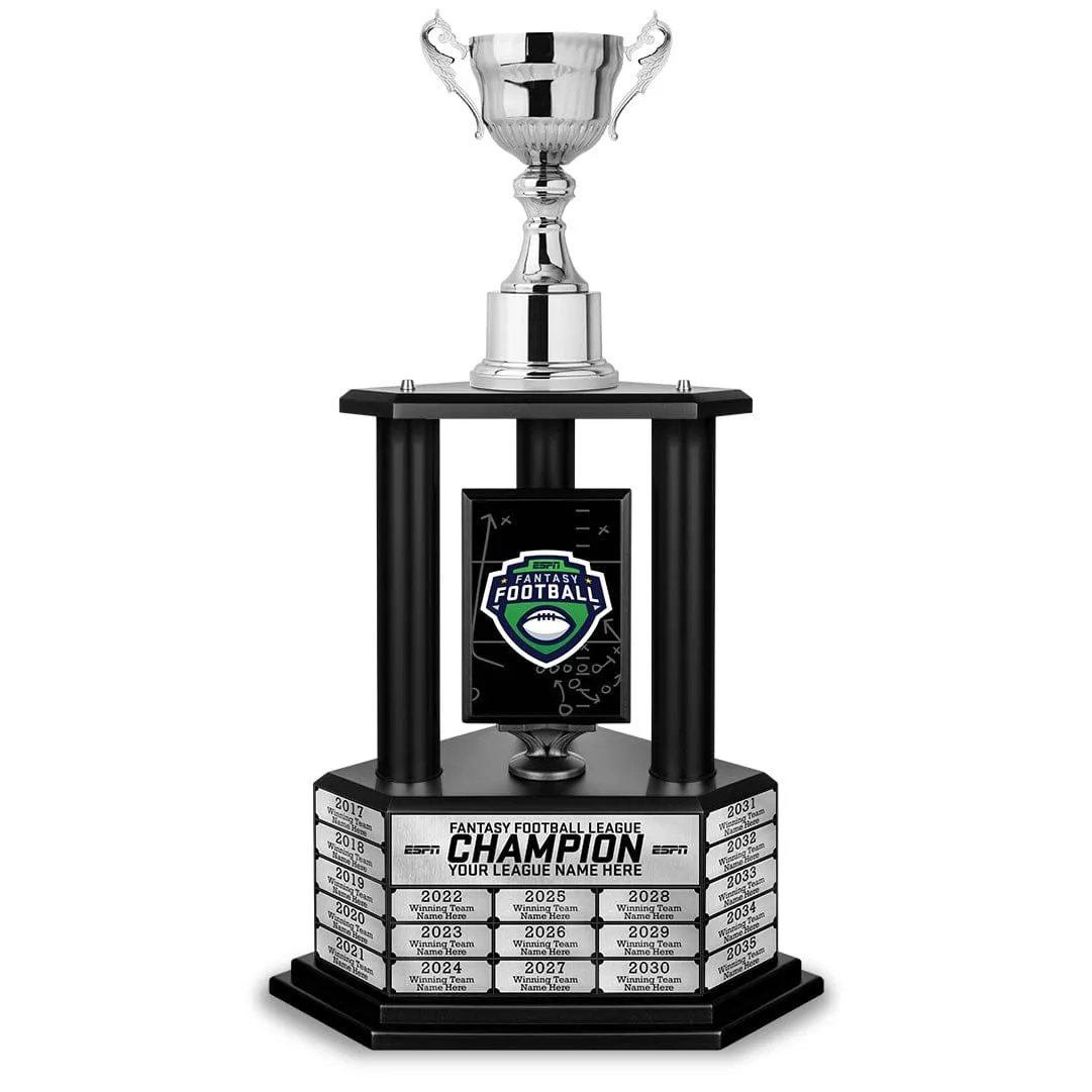Perpetual ESPN Fantasy Football Championship Trophy