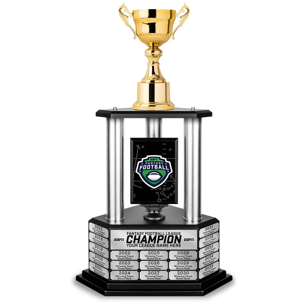 Perpetual ESPN Fantasy Football Championship Trophy