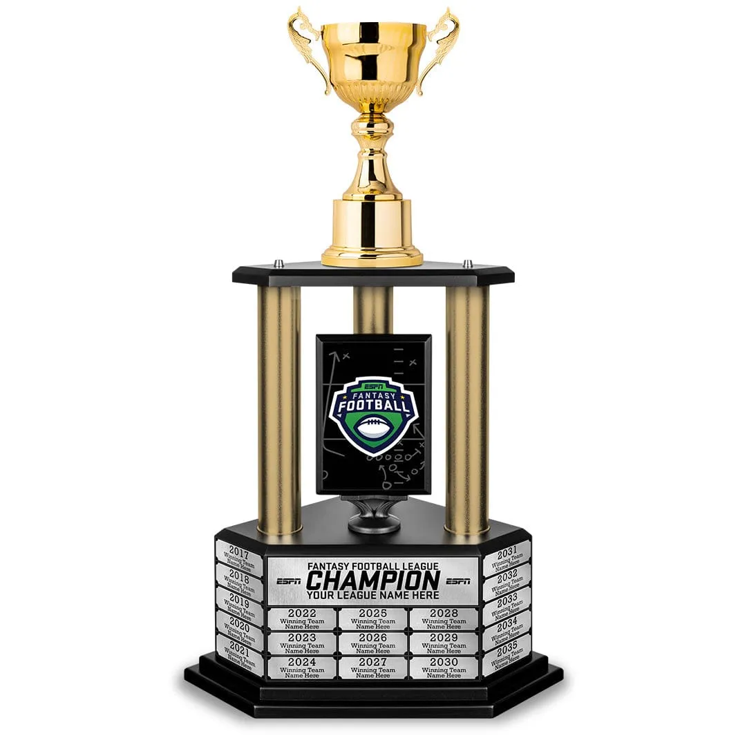 Perpetual ESPN Fantasy Football Championship Trophy
