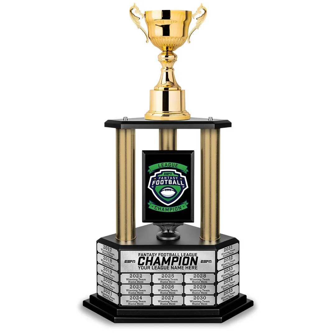 Perpetual ESPN Fantasy Football Championship Trophy