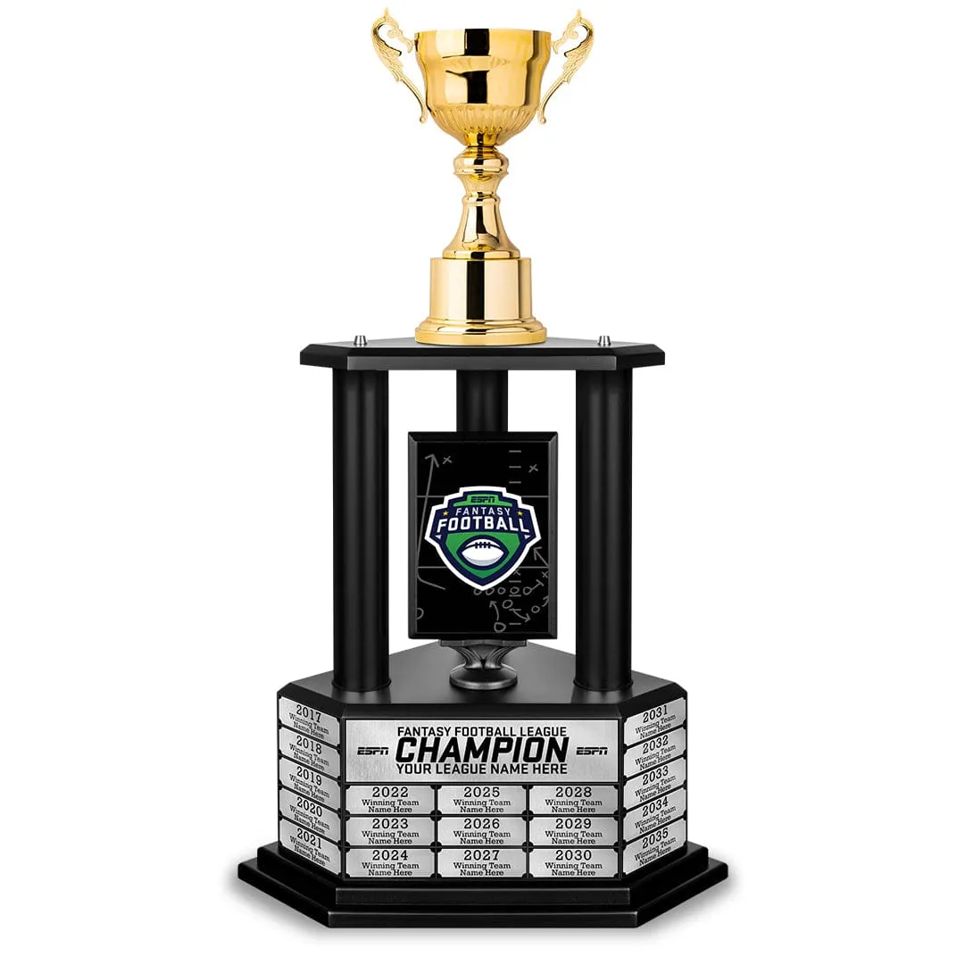 Perpetual ESPN Fantasy Football Championship Trophy