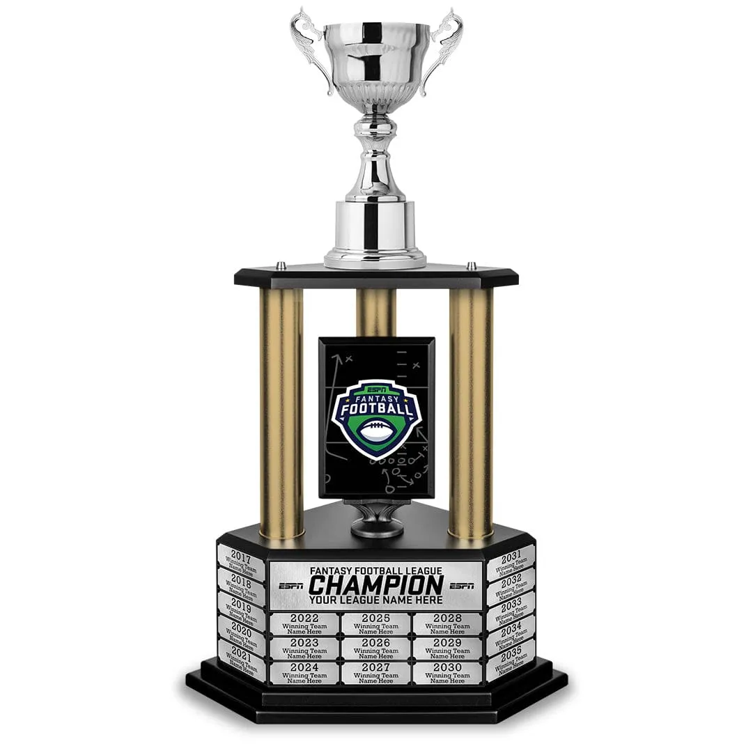 Perpetual ESPN Fantasy Football Championship Trophy