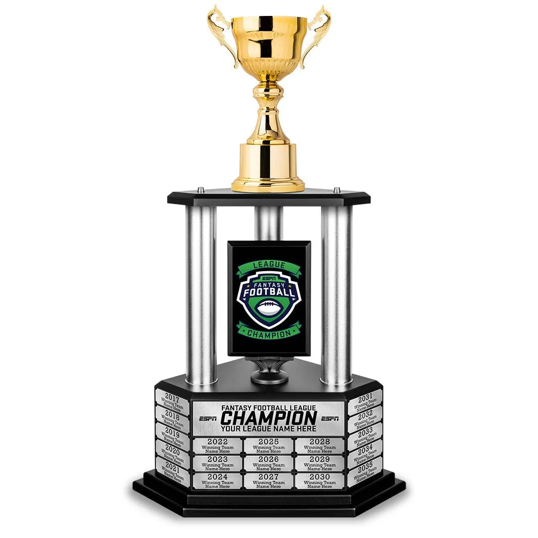 Perpetual ESPN Fantasy Football Championship Trophy