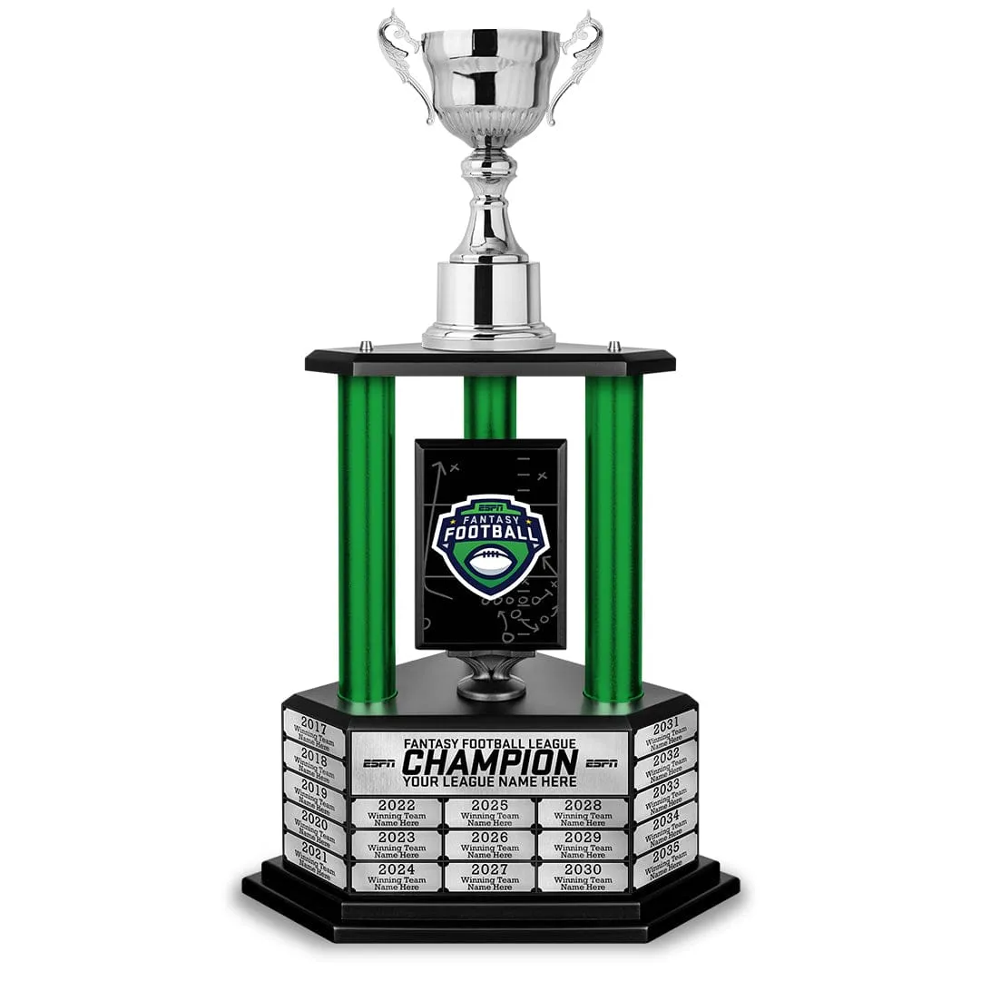 Perpetual ESPN Fantasy Football Championship Trophy