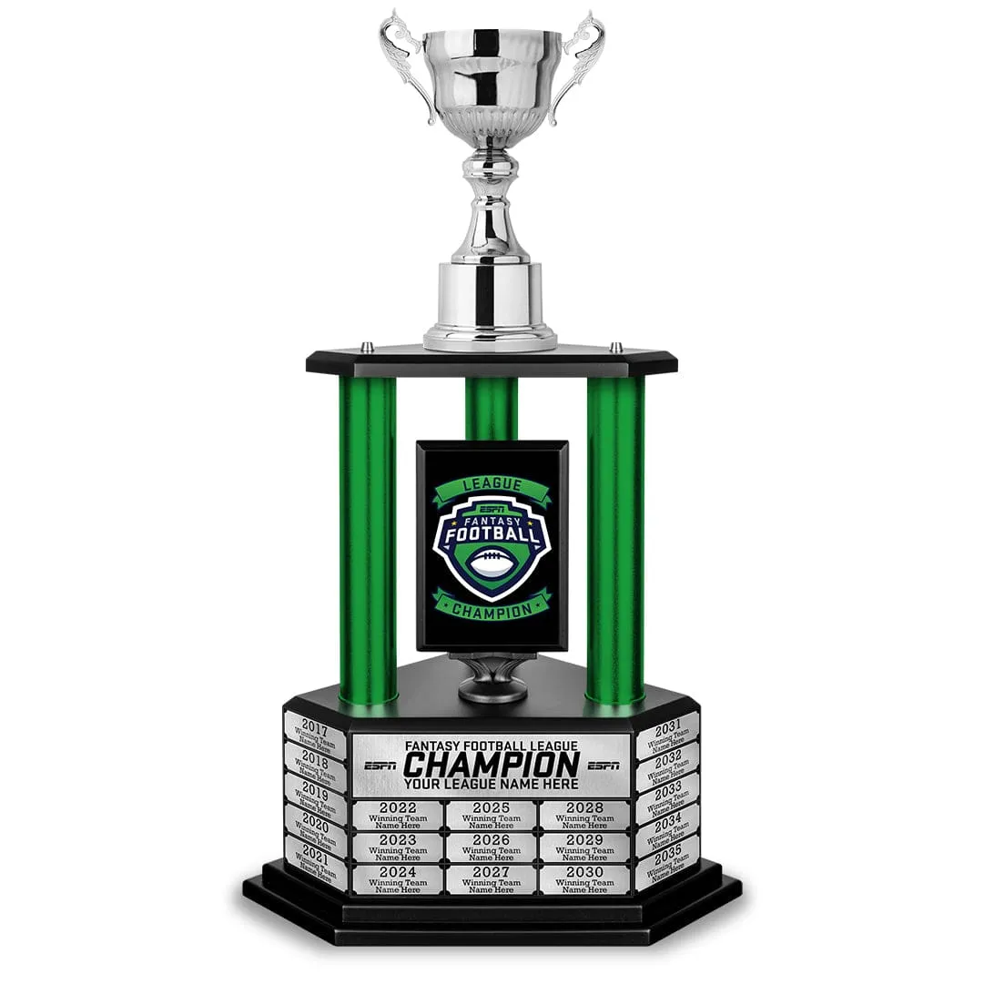 Perpetual ESPN Fantasy Football Championship Trophy