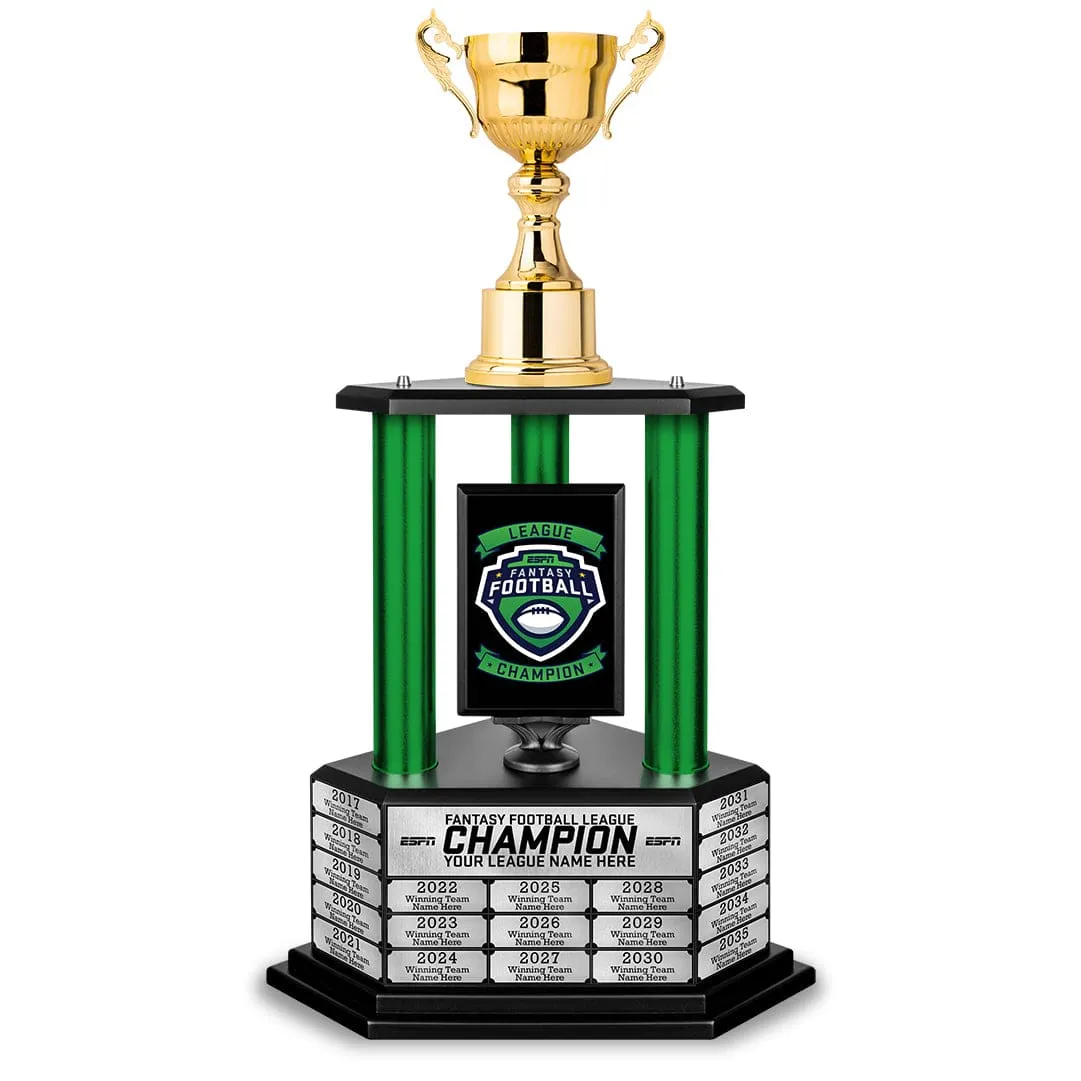 Perpetual ESPN Fantasy Football Championship Trophy