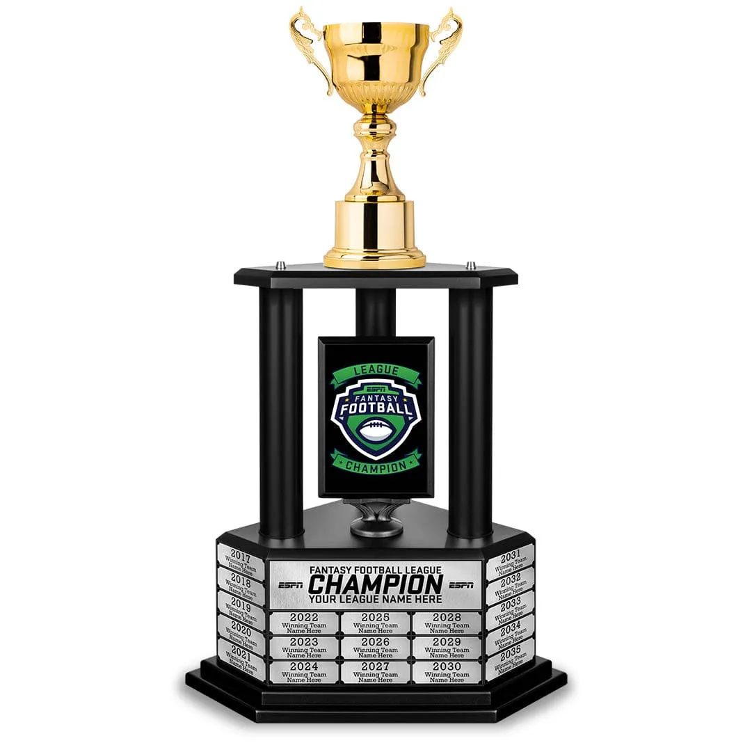 Perpetual ESPN Fantasy Football Championship Trophy