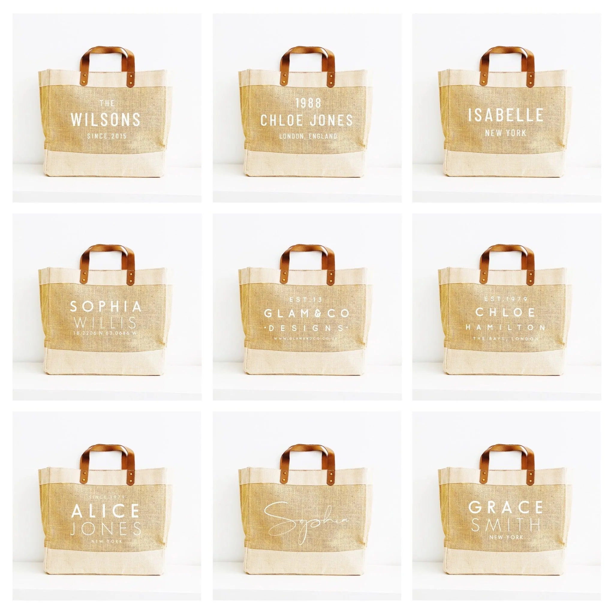 Personalised Tote Bag | Custom Place Tote Bag