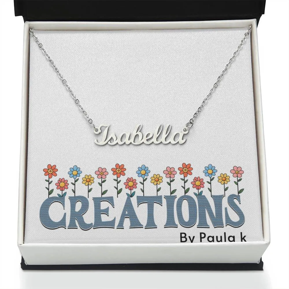 Personalize this gorgeous name necklace