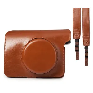 Pikxi BW3 Fujifilm Instax Wide 300 Instant Camera Leather Bag Case Brown