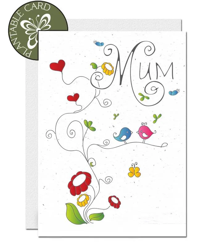 Plantable Mother's Day Card - Mum