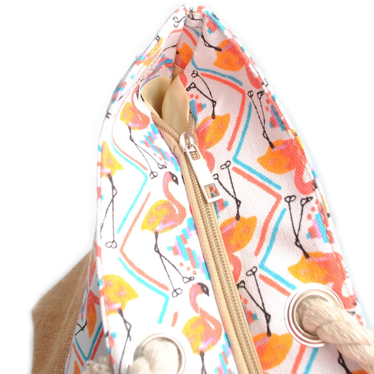 Pre-Order Flamingo Tote Beach Bag