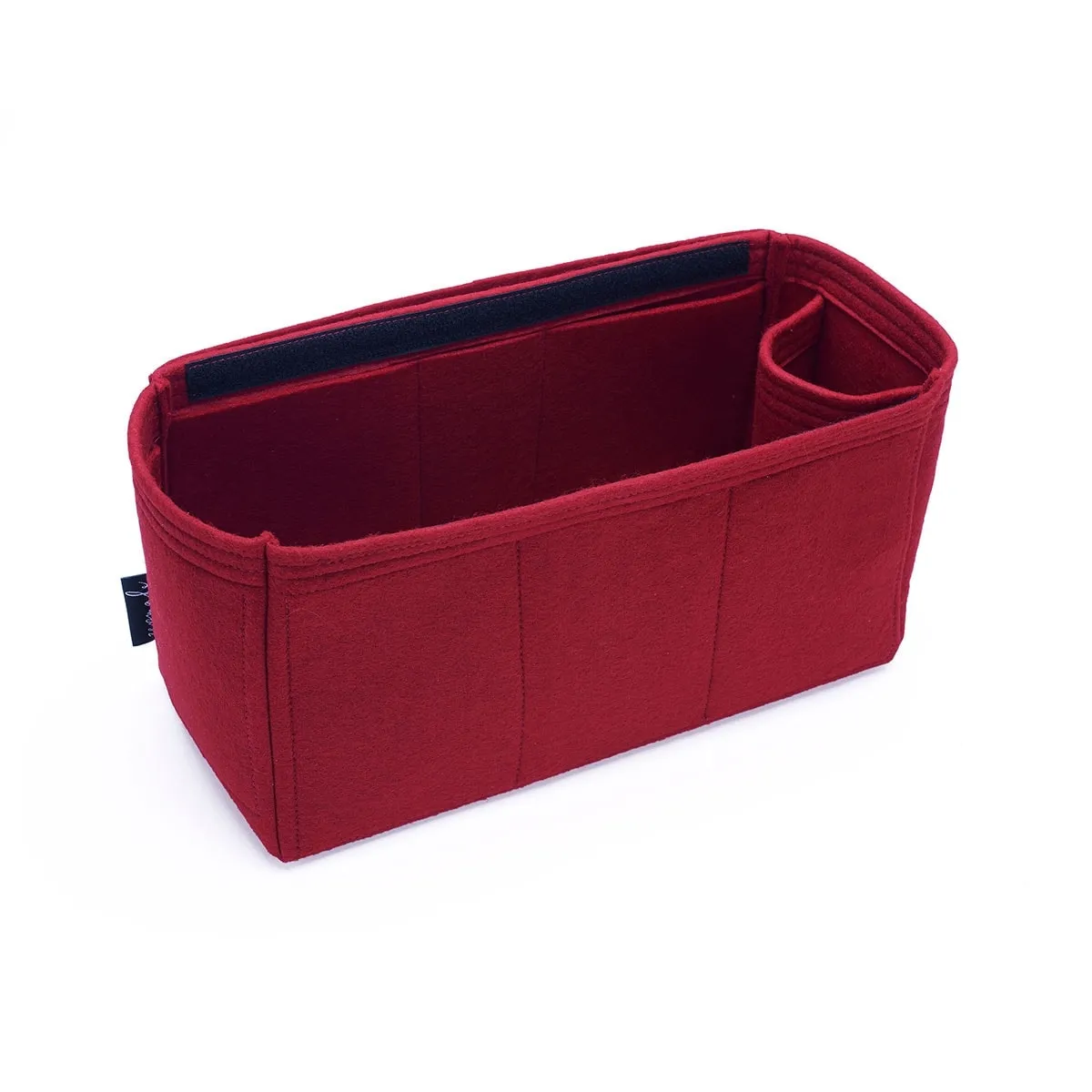 Purse Organizer Insert for Celine Horizontal Cabas, Bag Organizer with Zipper Top Closure and Single Bottle Holder