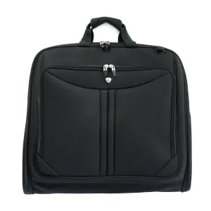 "Vector" Deluxe Garment Bag In Black