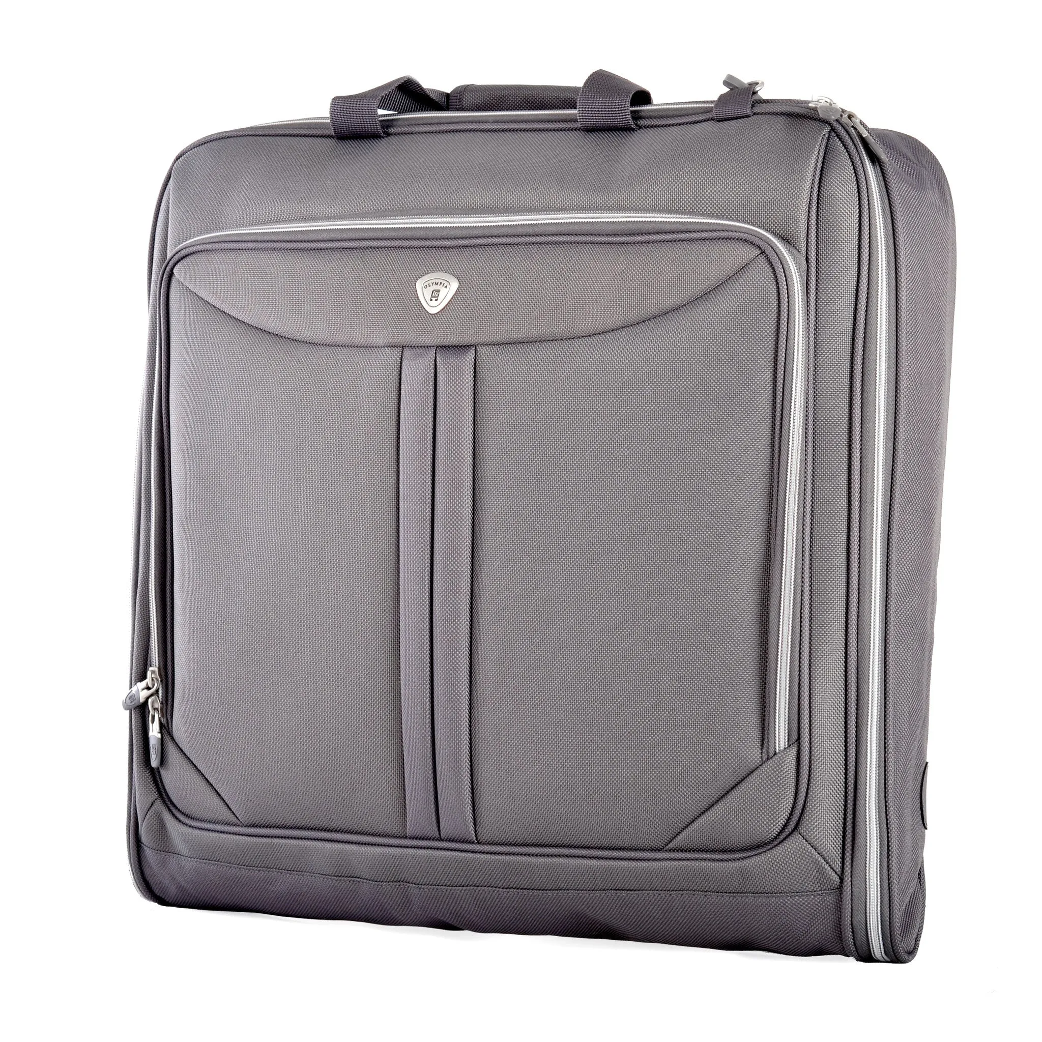 "Vector" Deluxe Garment Bag In Gray