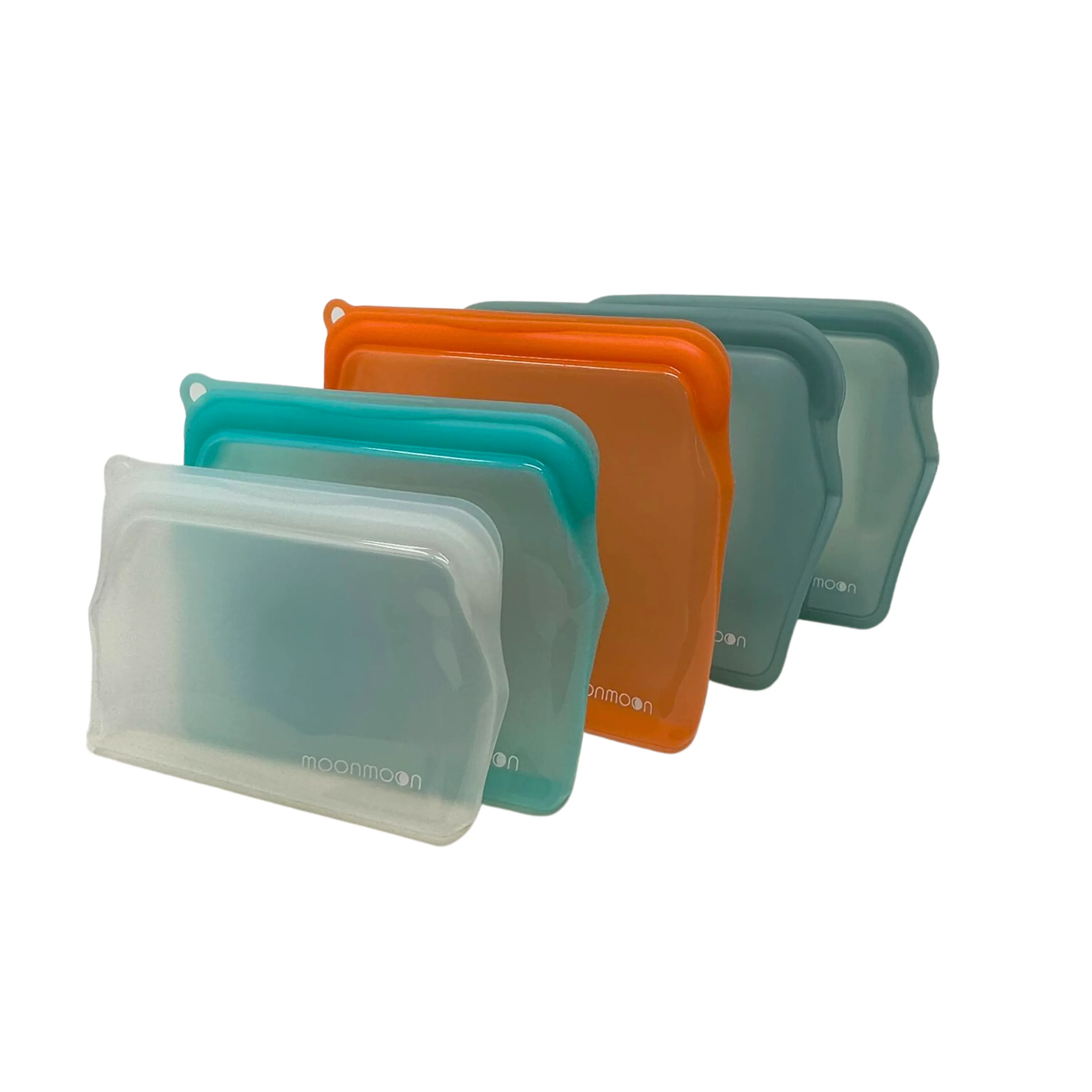 Reusable Silicone Food Bags - Starter Kit - With Blue XL Bags