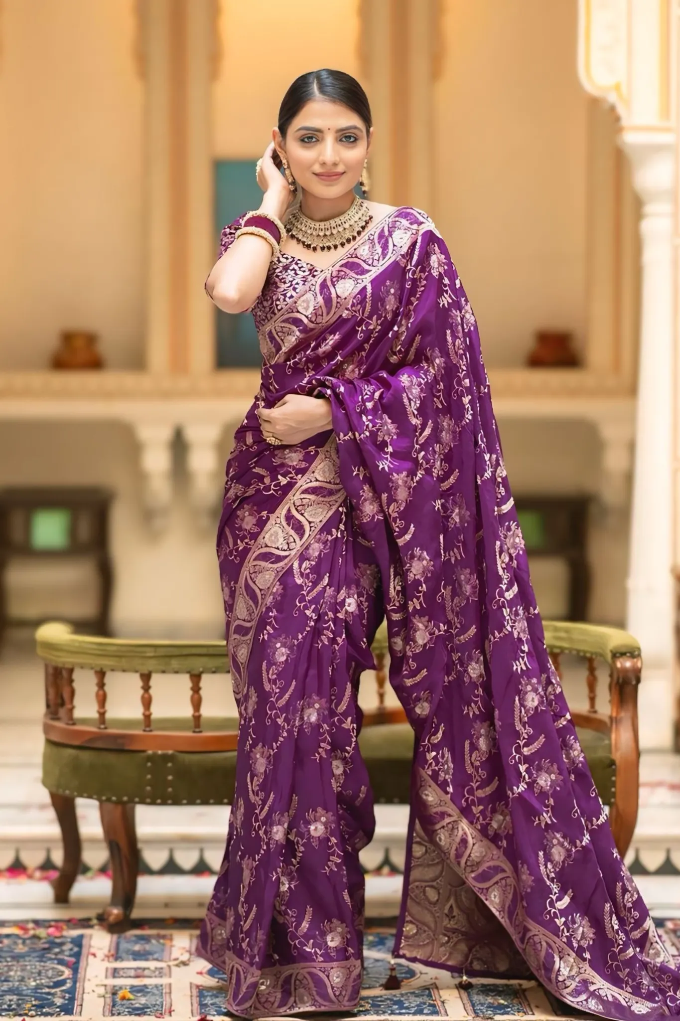 ROYAL BANARASI UPPADA SILK SAREE