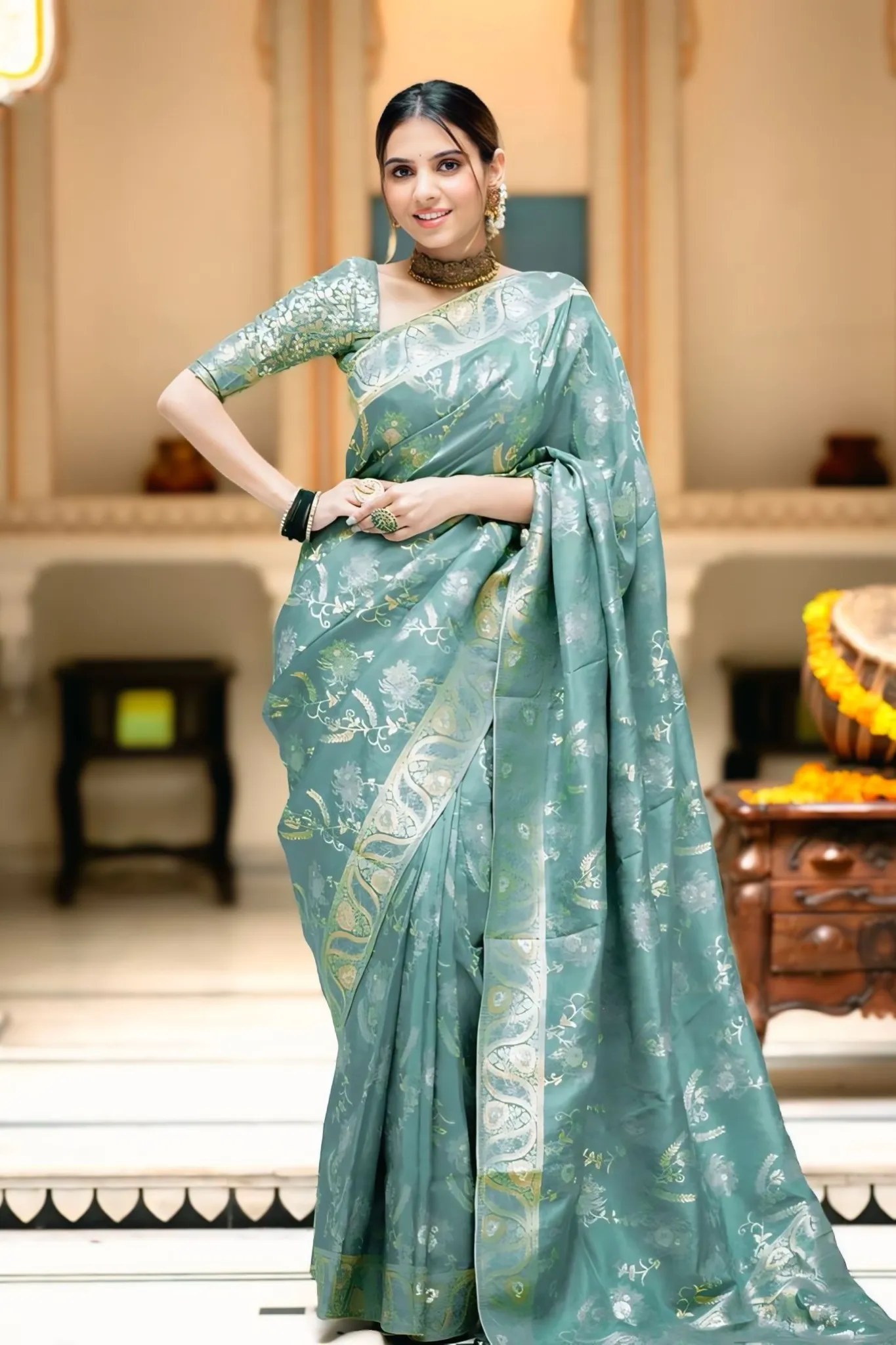 ROYAL BANARASI UPPADA SILK SAREE