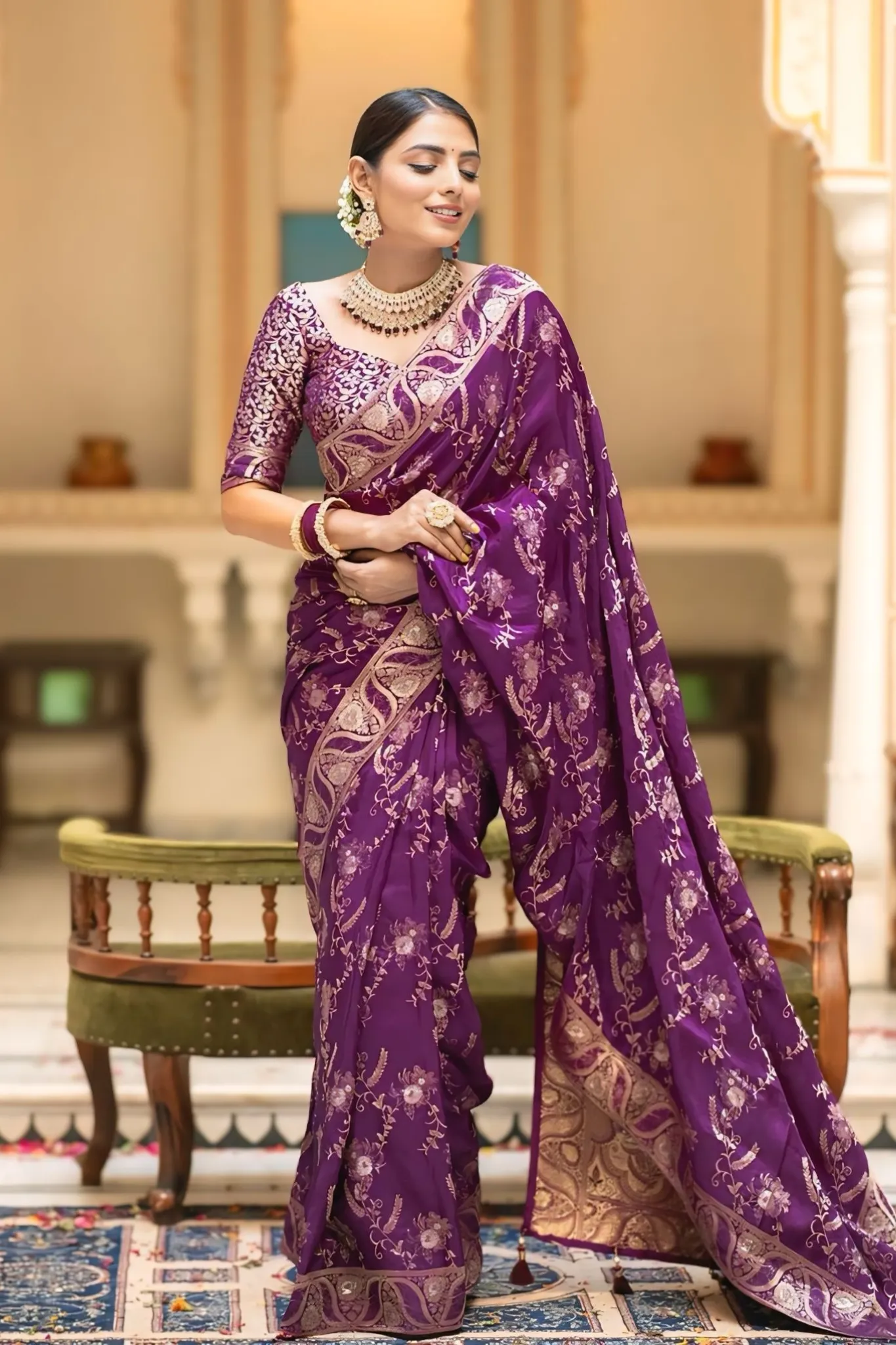ROYAL BANARASI UPPADA SILK SAREE