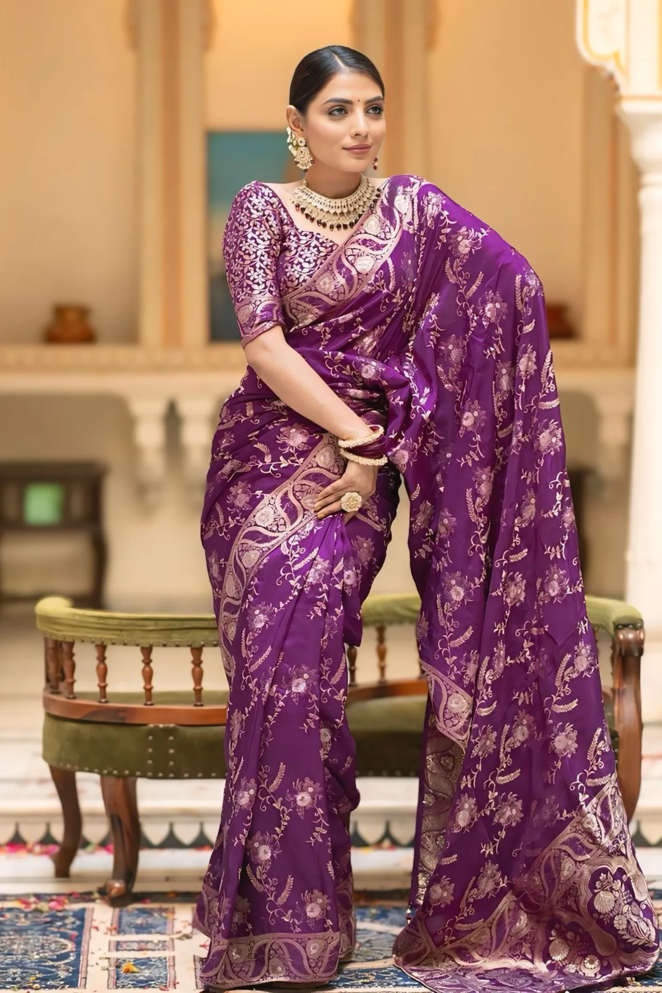 ROYAL BANARASI UPPADA SILK SAREE