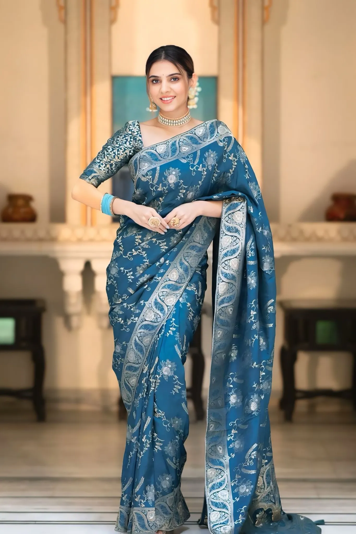 ROYAL BANARASI UPPADA SILK SAREE