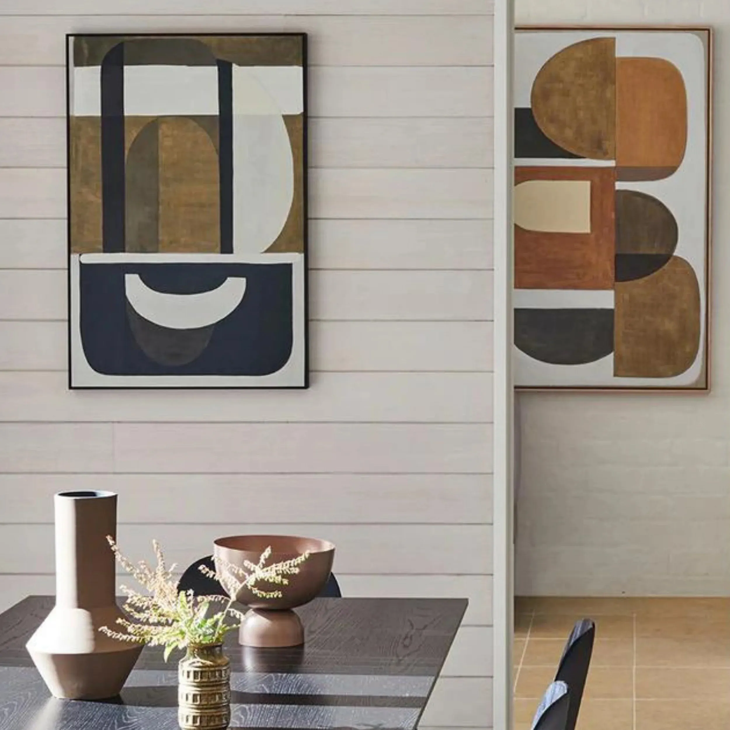 Sienna Arch Canvas Print 150cm x 100cm Oak Frame