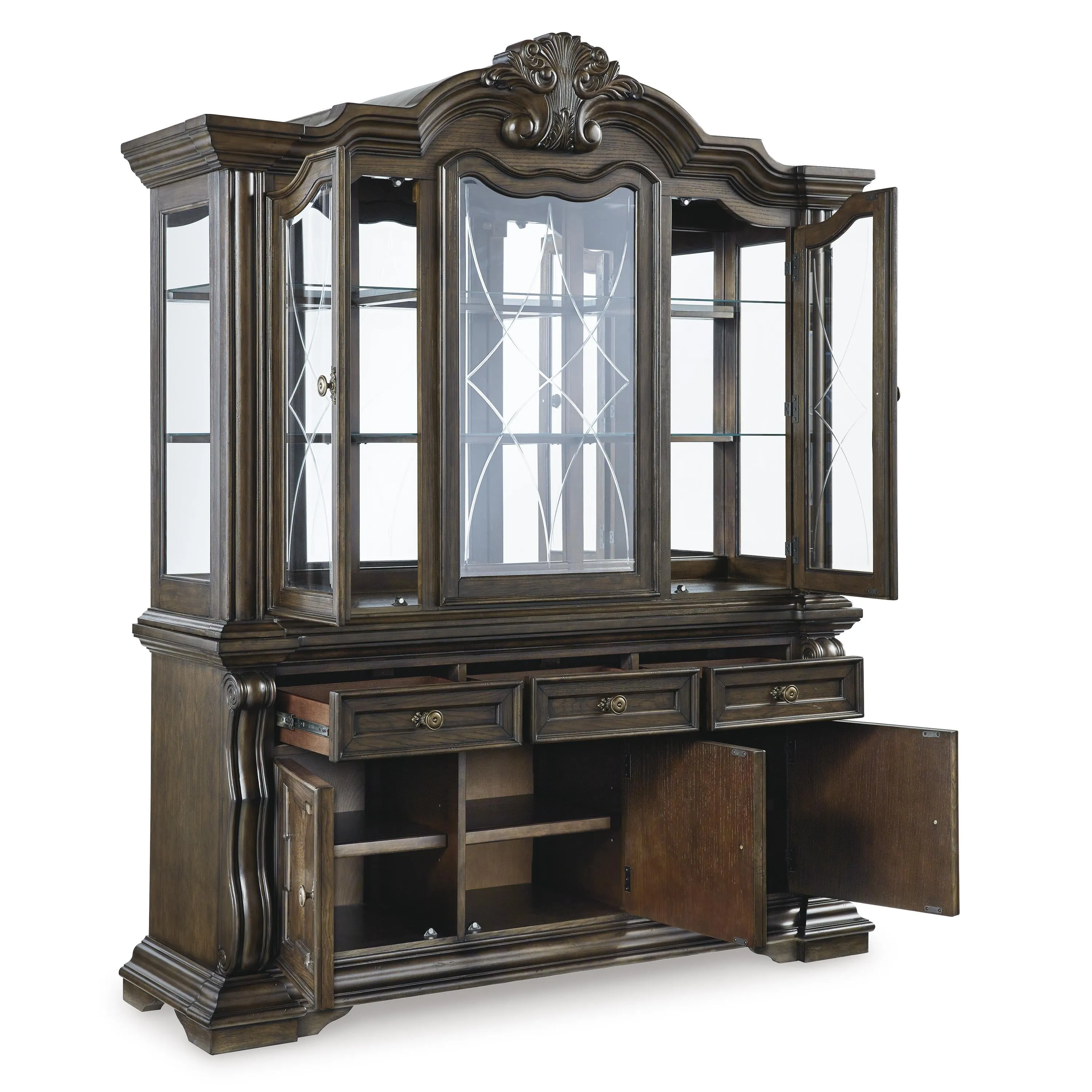 Signature Design by Ashley Maylee Buffet & Hutch D947-80/D947-81