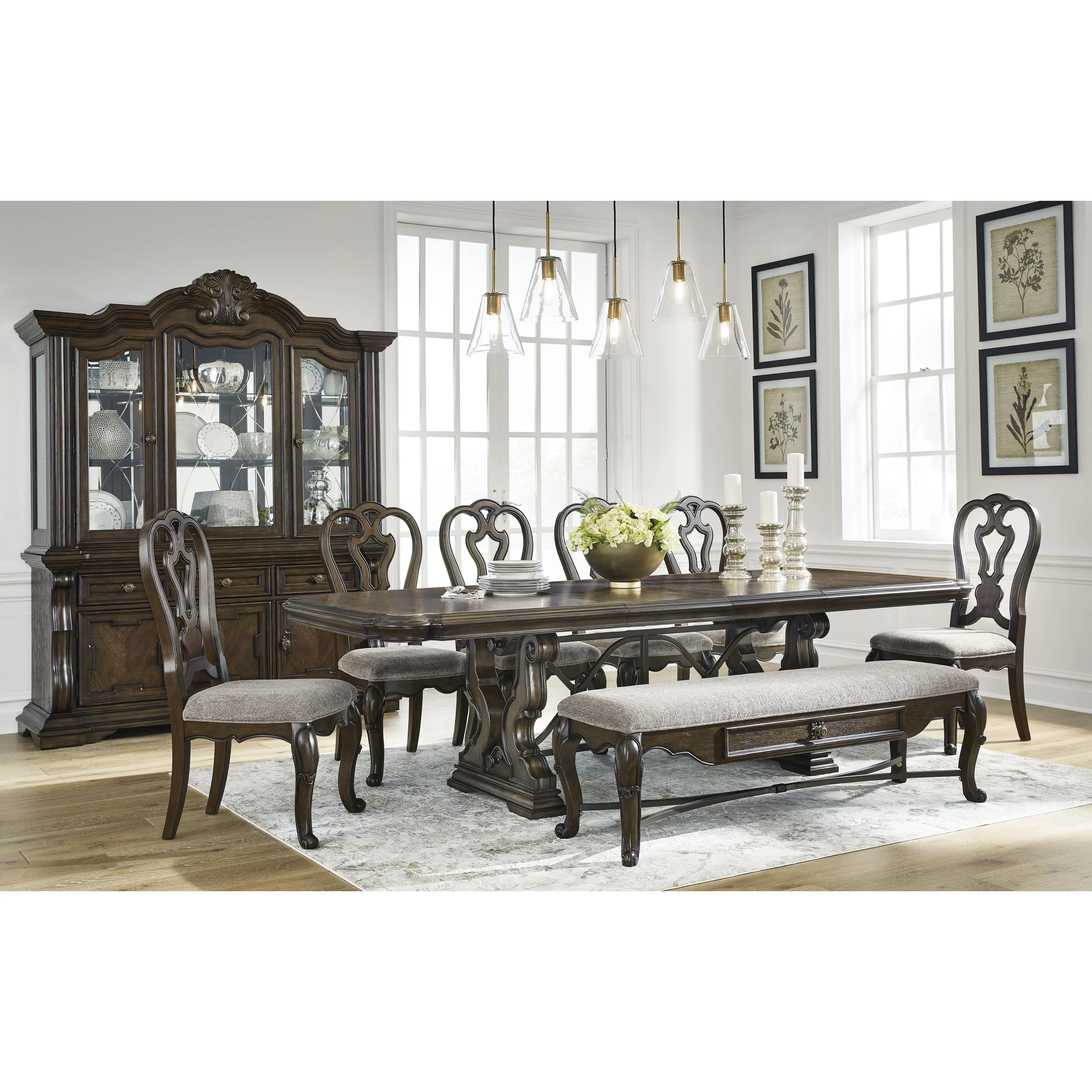 Signature Design by Ashley Maylee Buffet & Hutch D947-80/D947-81