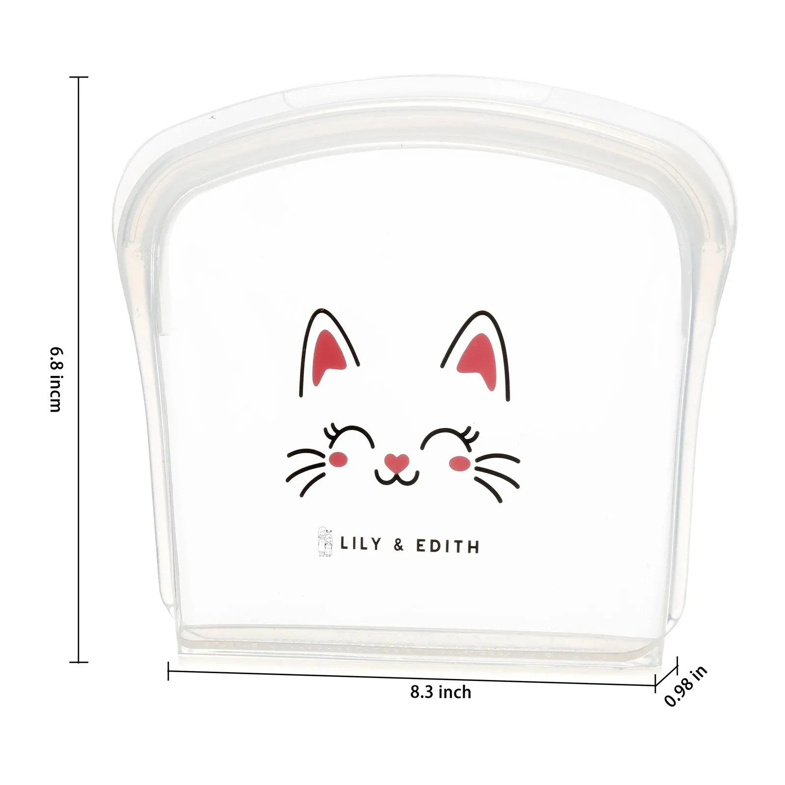 Silicone Reusable Sandwich Bag 2-Pack | Monster