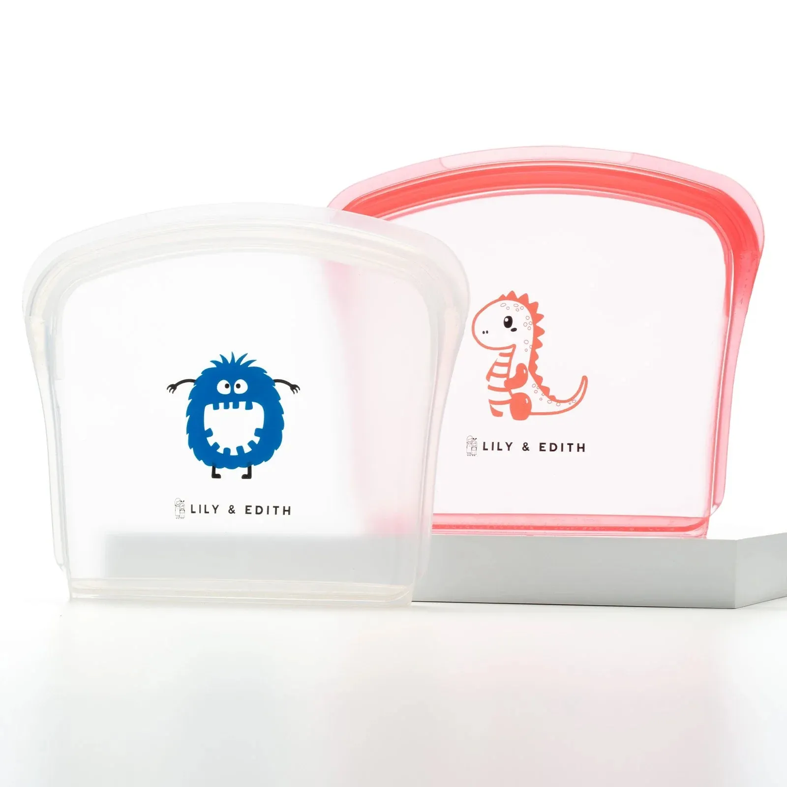Silicone Reusable Sandwich Bag 2-Pack | Monster