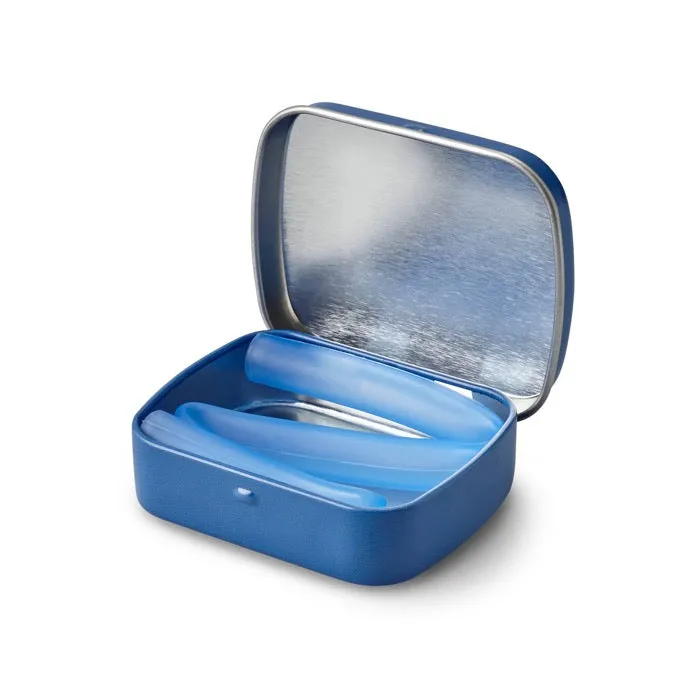Single Silicone Straw in Compact Tin - Perfect for your Purse/Bag!