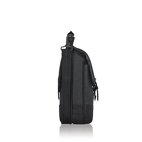 Solo Thompson 15.6 Inch Briefcase with Padded Laptop Compartment, Black/Grey