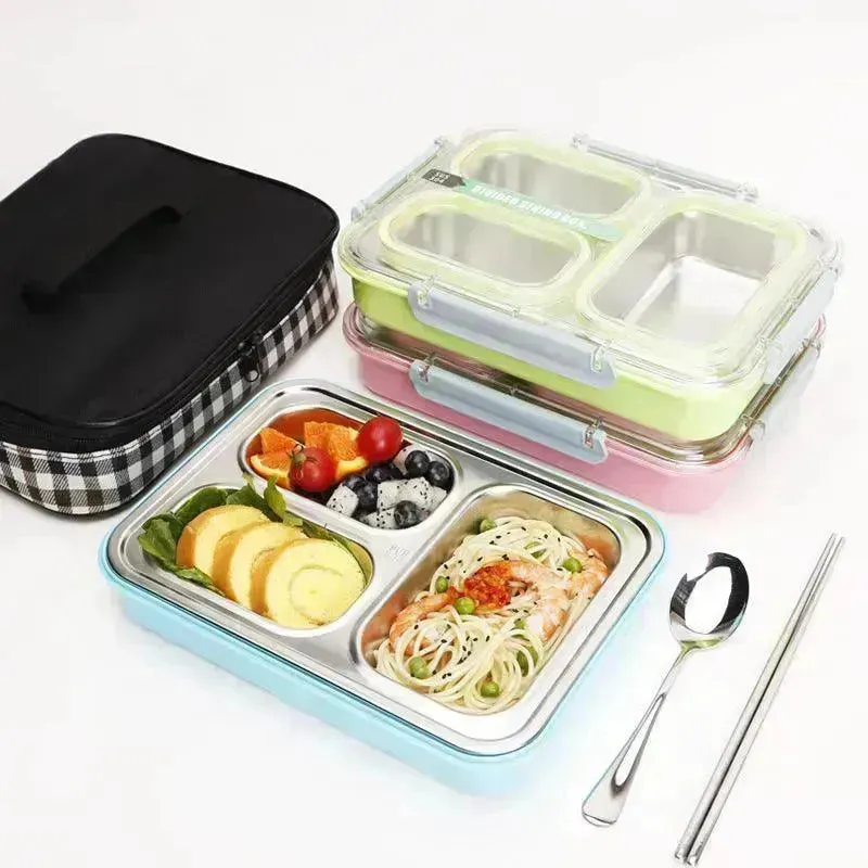 Stainless Steel Insulated Lunch Box Elementary School Children