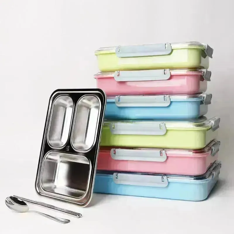 Stainless Steel Insulated Lunch Box Elementary School Children