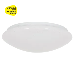 Steph 16W LED Ceiling Light with Patterned Diffuser