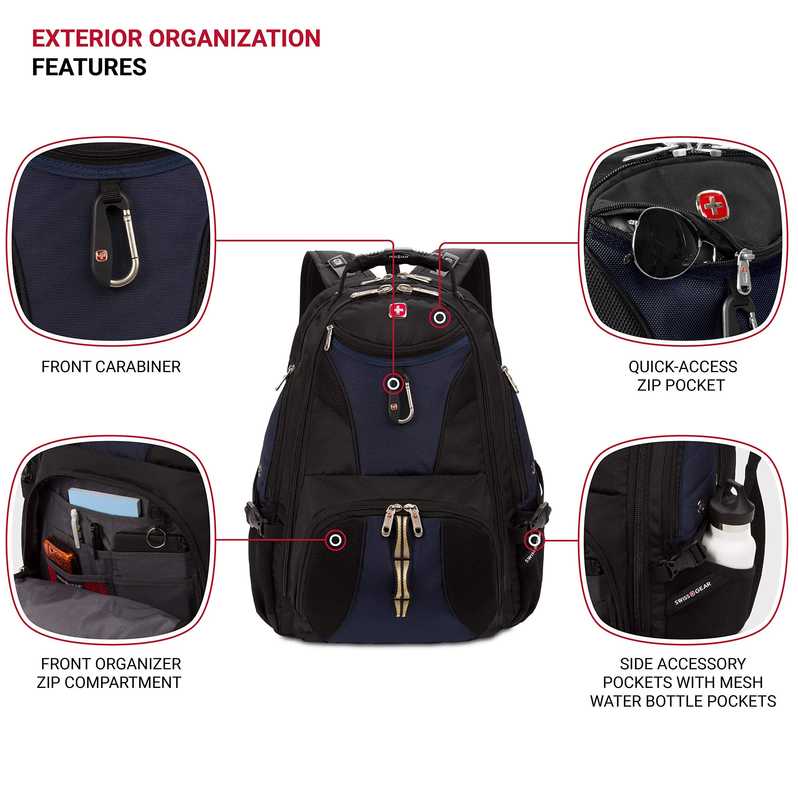 SwissGear Travel Gear 1900 Scansmart TSA Friendly Laptop Backpack Blue