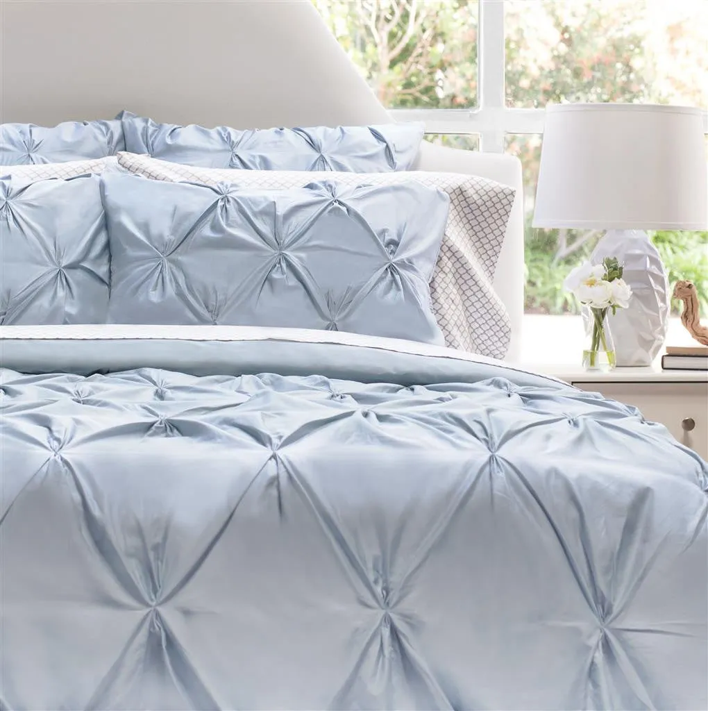The Valencia French Blue Pintuck
