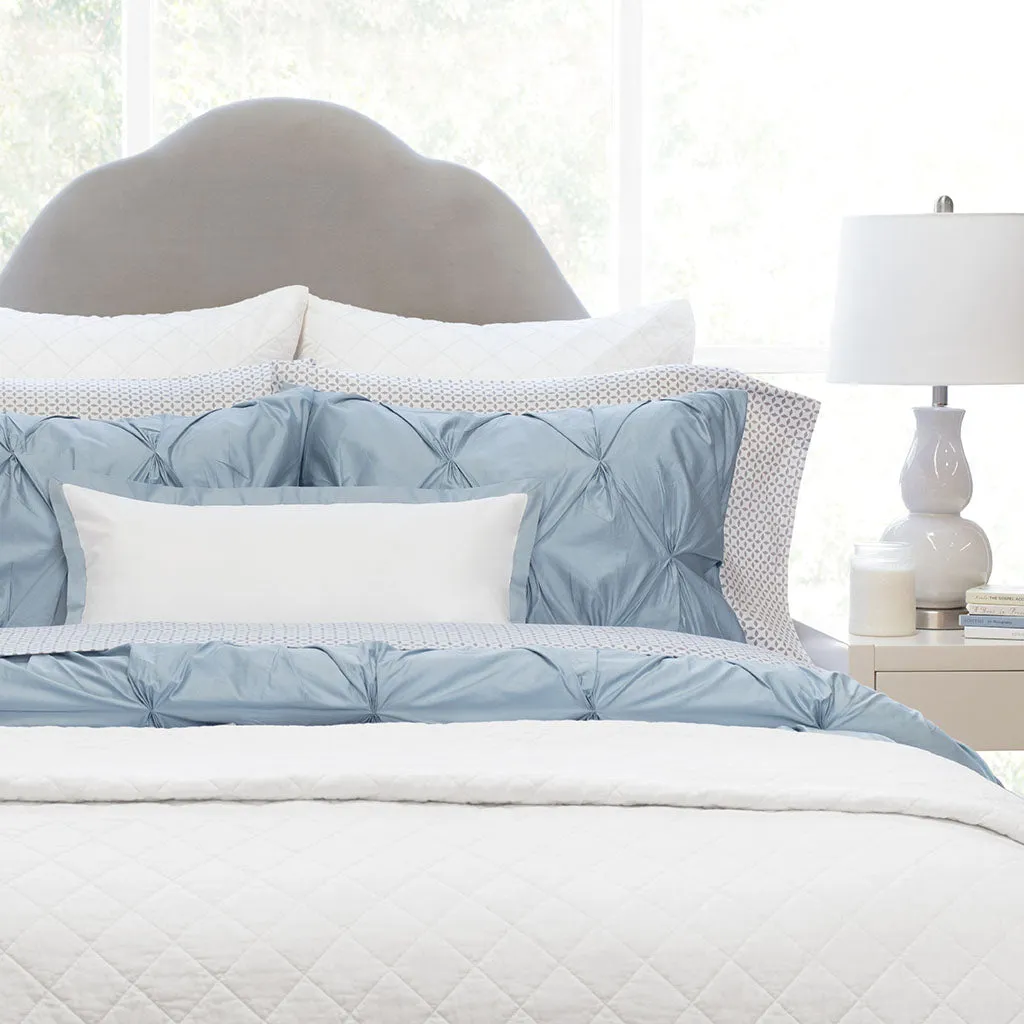 The Valencia French Blue Pintuck