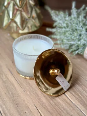 Thymes Frasier Fir Candle Frosted Wood Grain - 9oz