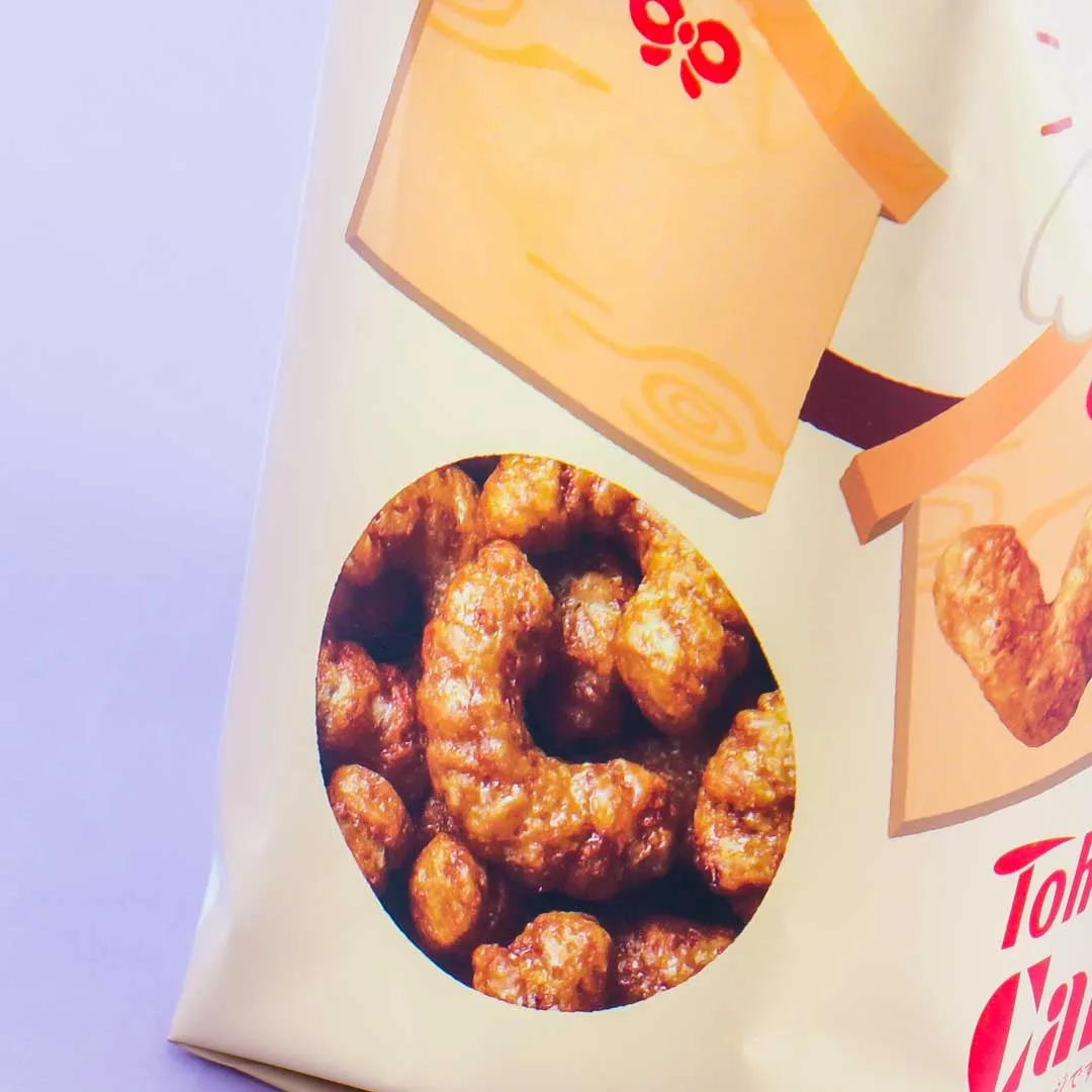 Tohato Lucky Caramel Corn Snacks - Chocolate