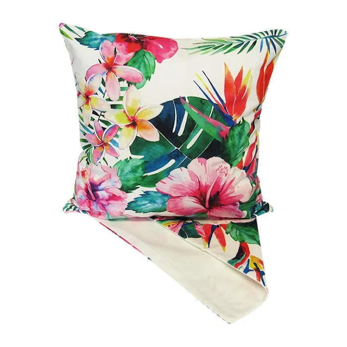 Tropical Flowers Cushion