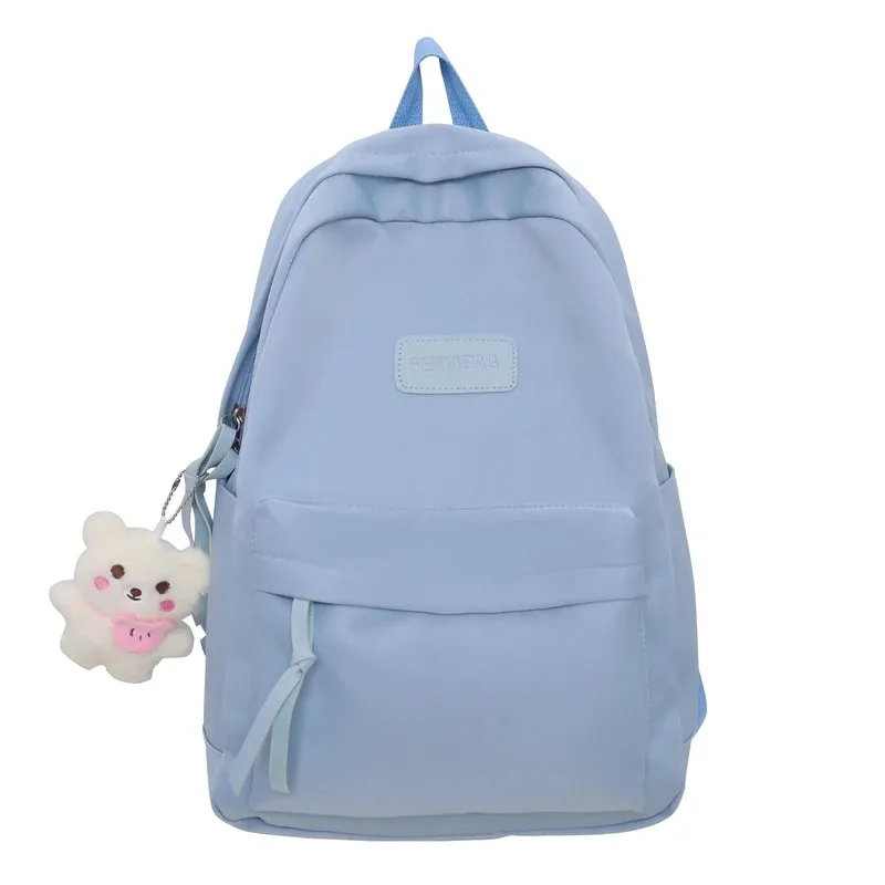 UAKISS  -  Women School Backpack Cute 2024 Fashion School Bag for Laptop Youth Women's Shoulder Bag Mobile Phone Back Pack Travel Satchels