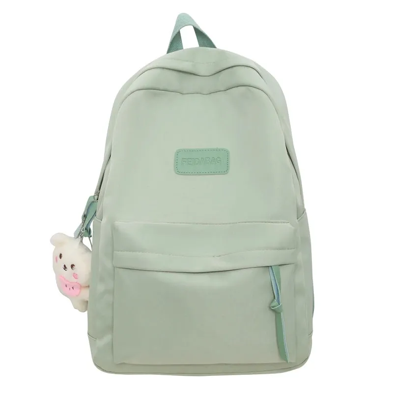 UAKISS  -  Women School Backpack Cute 2024 Fashion School Bag for Laptop Youth Women's Shoulder Bag Mobile Phone Back Pack Travel Satchels